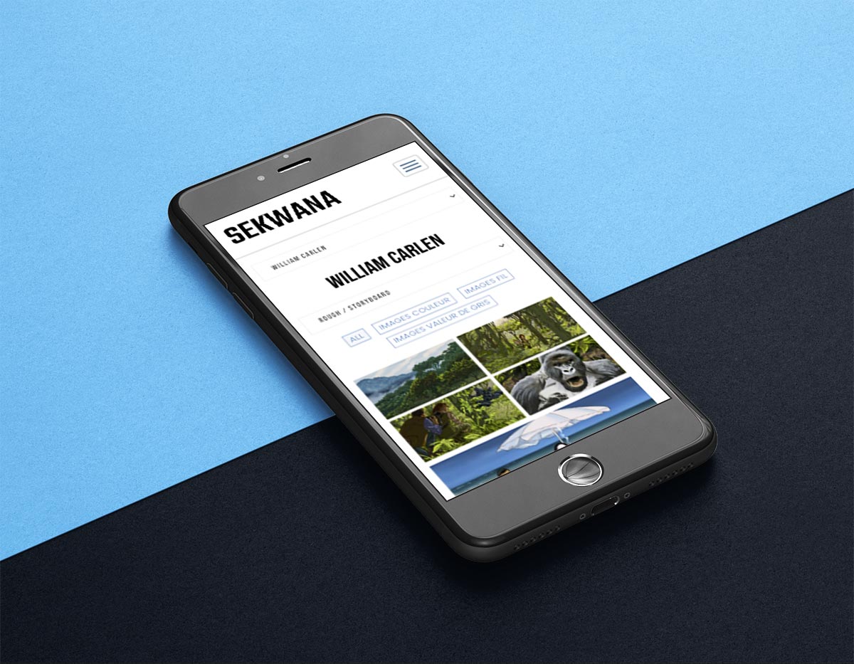 Refonte site web sekwana sur iPhone - Laurent Forbault - Webmaster Freelance Paris